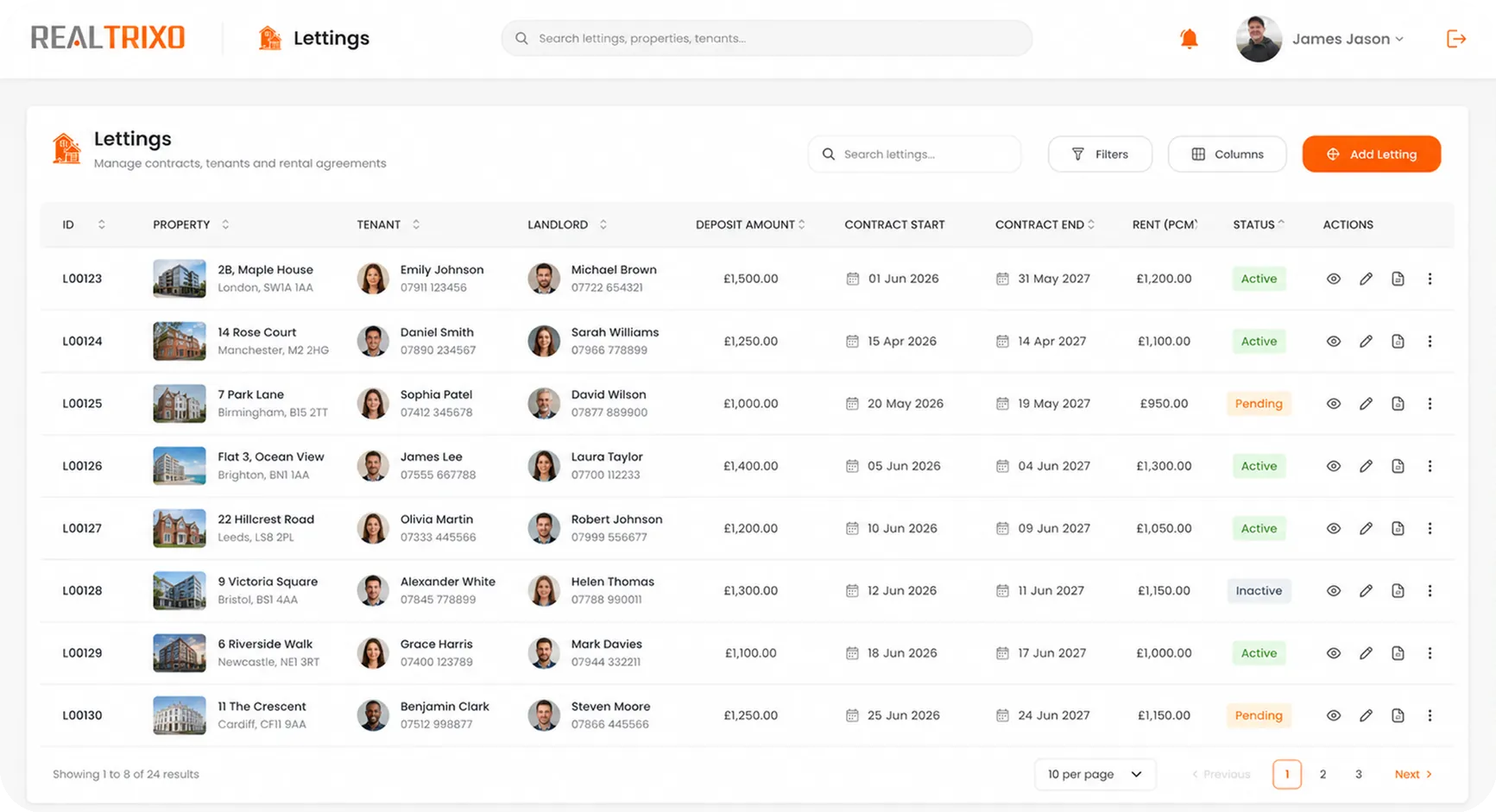 Letting Management Software for Letting Agents